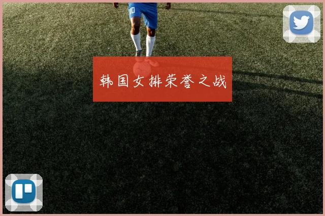 韩国女排荣誉之战